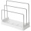 Cutting Boards Holder, Organizer Pantry Rack Bakeware Holder Chopping Board Organizer Kitchen Countertop Storage White 1