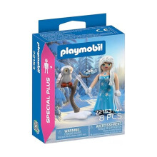 Playmobil Figurine - PLAYMOBIL - 72153 - Snow Princess - Diamond Scepter & Sparkling Cape - White Owl