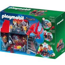 PLAYMOBIL - Knights and Dragons Treasure Chest - 62 pieces - Boy - From 4 years old