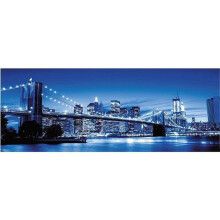 Puzzle - RAVENSBURGER - Glowing New York - 1000 pieces - Glow-in-the-dark puzzle - Multicolored