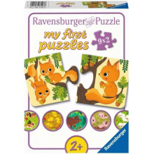 Ravensburger Children's Puzzle - Animals and Their Young - 18 Pieces - My First Puzzles