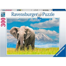 Ravensburger Puzzle 300 Pieces – African Elephant, Adults & Teens (from 10 years old)