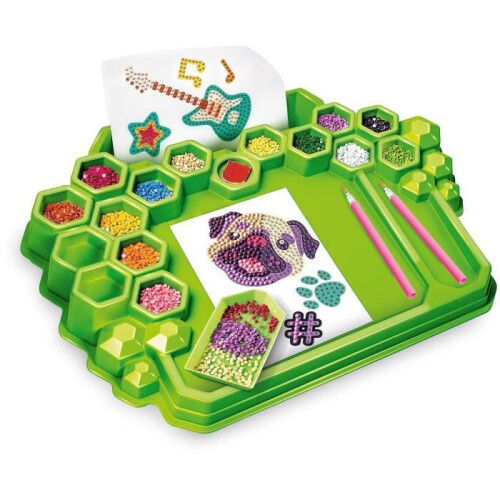 Clementoni Creative workshop - Clementoni - Sparkling 3D sticker creations - Colorful gems and clay 1