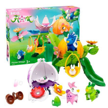 Flower Village Starter Kit - BRIO - 25 pieces - Mobile figures - Hidden magnets - Multicolored