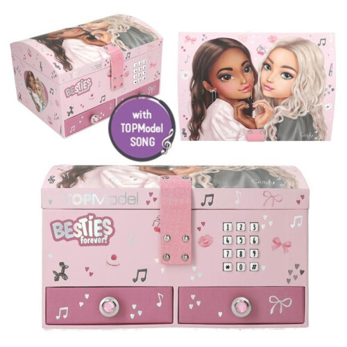TOPModel Large jewelry box with code and sound MY BFF