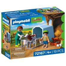 Playmobil Construction Set - PLAYMOBIL - 72167 - Mobile Veterinarian - Baby Calf - Medical Accessories