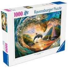 Puzzle - RAVENSBURGER - Jump into the Sunset - 1000 pieces - Landscape and nature - Daily use