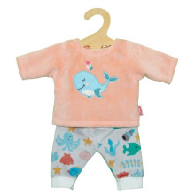 Doll Clothing - Heless - 2285 - Velvet Pajamas - Nautical Design - 35-45 cm