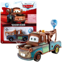 Racing Style Vehicle Selection | Disney Cars | Die Cast 1:55 Car | Mattel [Hook / Mater with Balloon]
