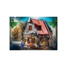 Medieval Bakery - PLAYMOBIL - 70954 - Timber-framed House - Stone Oven - 72 pieces