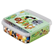 HAMA Animal Box - 600 Beads and 2 Boards - Ironing Beads for Children Aged 3 and Up