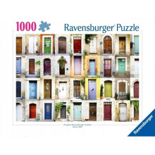 Puzzle 2D Ravensburger Provence - Door 1000 pieces, Traditional Toy for Children and Adults, Educational Entertainment