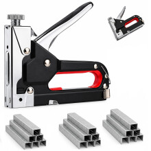 Staple Gun with 1000 Staples for Upholstery Woodwork DIY