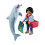PLAYMOBIL Game set - PLAYMOBIL - 72091 - Mobile Dolphin - Opening Jaw - 8 pieces 2