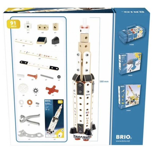 Brio Brio Apollo Saturn V Construction Elements Constructor Number of pieces: 91 Age class: from 3 years old 1