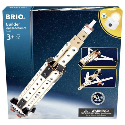 Brio Brio Apollo Saturn V Construction Elements Constructor Number of pieces: 91 Age class: from 3 years old 2