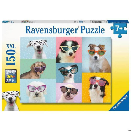 Ravensburger 150 Piece XXL Puzzle: Funny Dogs 1