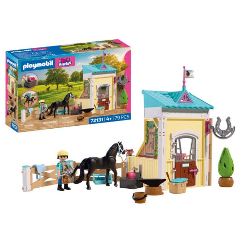 PLAYMOBIL PLAYMOBIL I love horses 72131 Small Stable with Blacksmith 2
