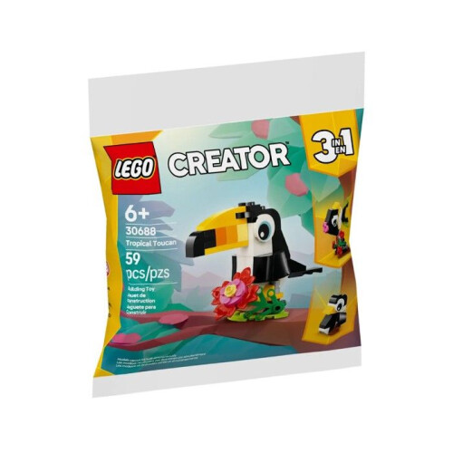LEGO Construction set - LEGO - 30688 - Tropical Toucan - 3-in-1 - Self-assembly 2