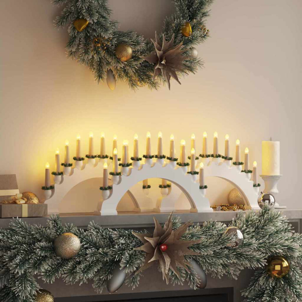 Vidaxl Christmas Candle Arch With 10 Led Candles 3 Pcs Leds Warm White