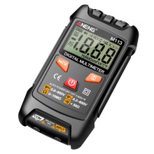 (Noir, pack-2) ANENG M113 Mini Digital Multimeter Smart Voltage Tester AC/DC 1999 Counts LCD Display Portable Electrical Tool