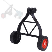 (Multicolore, pack-1) Universal Lawn Mower Auxiliary Wheel 25-28mm Wireless Trimmer Attachment Black