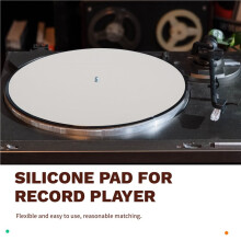 Plattenspieler Silikonmatte Gummi LP Matte Phonograph Plattenspieler Zubehör