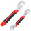 2 x universal spanners, multiwrench, adjustable, 632 mm, adjustable combination wrench, multifunctional wrench, b 1