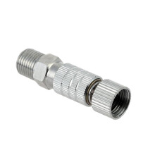 (Argenté, 1) Quick Release Airbrush Coupler BSP 1/8 Quick Disconnect Fitting 3 Pack