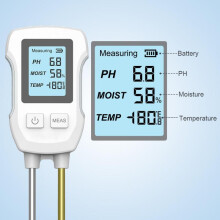 (Blanc, 5f36564873416c0006e7e82e) 3-in-1 Soil Tester PH Moisture Temperature Meter for Indoor Potted Plants