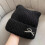 (Beige) Women's Knitted Beanie - Korean Bow Cat Ear Embroidery | Winter Warm Windproof Elastic Pull-On Hat 4