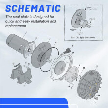 C103-193P Seal Plate for Sta-Rite Max-E-Glas Dura-Glas Pool & Spa Inground Pump