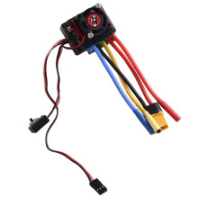 120A Bezszczotkowy Regulator Prędkości ESC z Wtykiem XT60 i Złączem Bananowym 4.0mm do Silników RC Car Boat 540/3650/3670 2-3S Czarny