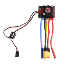 80A Bezszczotkowy Regulator Prędkości ESC z Wtykiem XT60 i Złączem Bananowym 4.0mm do Silników RC Car Boat 2847/540/3650 2-3S Czarny