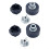 3 Piezas Conector de Base Profesional de Cabeza de Hongo para Licuadoras 2