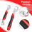 2 x universal spanners, multiwrench, adjustable, 632 mm, adjustable combination wrench, multifunctional wrench, b 2