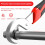 2 x universal spanners, multiwrench, adjustable, 632 mm, adjustable combination wrench, multifunctional wrench, b 3