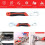 2 x universal spanners, multiwrench, adjustable, 632 mm, adjustable combination wrench, multifunctional wrench, b 5