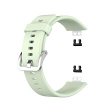 (Light Green, Multicolor) Soft Silicone Watch Strap for Huawei Watch Fit - Dark Blue
