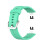 (Green, Multicolor) Soft Silicone Watch Strap for Huawei Watch Fit - Dark Blue 1