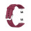(Wine Red, Multicolor) Soft Silicone Watch Strap for Huawei Watch Fit - Dark Blue 1