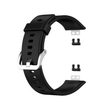 (Black, Multicolor) Soft Silicone Watch Strap for Huawei Watch Fit - Dark Blue