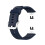 (Midnight Blue, Multicolor) Soft Silicone Watch Strap for Huawei Watch Fit - Dark Blue 1