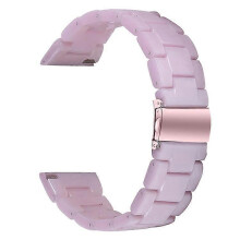(LightPurple) Compatible For Garmin Vivoactive 4 Replacement Watch Strap 22mm Waterproof Resin Watch Band