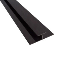Cladding H Joint Trim 2400mm x 10mm - Black