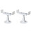 2pcs Aluminum Radiator Feet, Adjustable Radiator Feet, Adjustable Floor Support Brackets 1