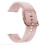 (Pink) 20MM Silicone Solid Color Watch Strap Compatible For Polar Ignite, etc. 1