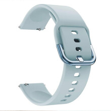 (LightBlue) 20MM Silicone Solid Color Watch Strap Compatible For Polar Ignite, etc.