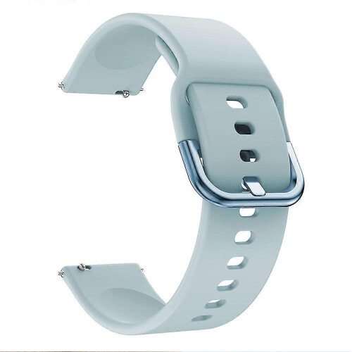 (LightBlue) 20MM Silicone Solid Color Watch Strap Compatible For Polar Ignite, etc.