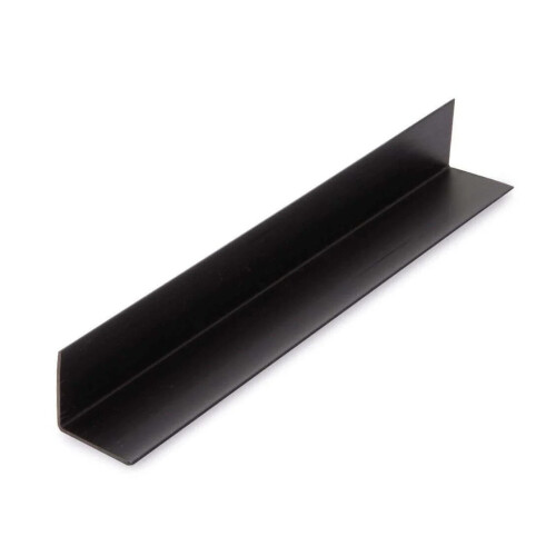 NES Home PVC L Shape External Corner 2700mm Panelling Trim - Black